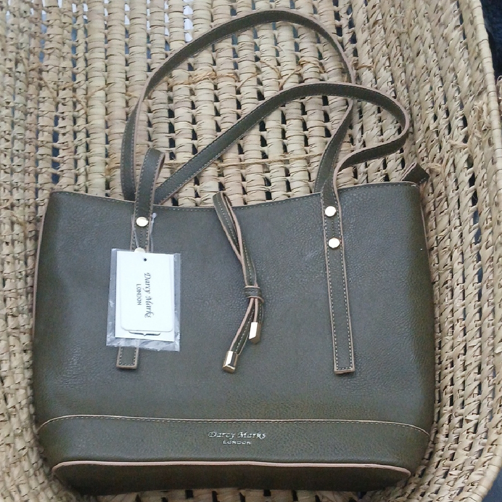 Darcy Marks LONDON Olive Tote Bag